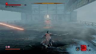 Sekiro Genichiro cheese With shadow rush [upl. by Ammej683]