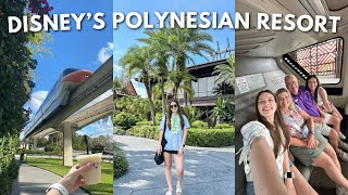 DISNEY WORLD VLOG — Polynesian Resort Day monorail hopping Steakhouse 71 Disney Springs amp more [upl. by Lolly914]