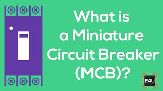 What is a Miniature Circuit Breaker MCB MCB Construction amp Working Principle [upl. by Suirauqed]