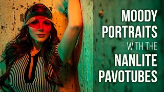 Unleashing Creativity Moody Portraits with Nanlite Pavo Tubes [upl. by Haldes]