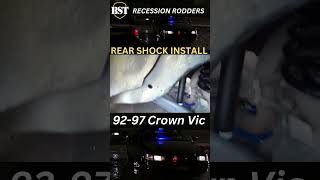 922002 Crown Victoria Rear Shock install crownvictoria [upl. by Acirrej]