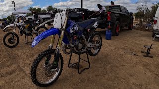 Kahi’s first ride on the track on his 125Perris MX [upl. by Tadeo]