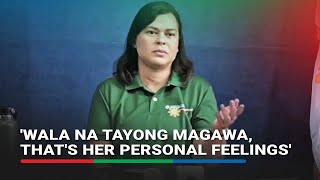 Sara Duterte Hindi ko alam kung anong kinagalit ni Liza Marcos sa akin [upl. by Yarazed]