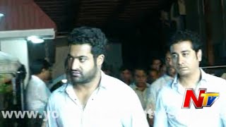 JrNTR Condolence to Nandamuri Janakiram Family [upl. by Izy337]