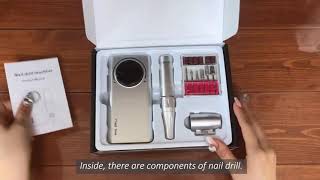 Today I got a new nail drill machine  efile from YOKE FELLOW Demo amp Review [upl. by Trebleda]