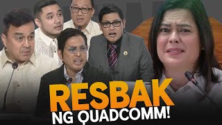 Rumesbak ang QuadComm sa patutsada ni VP Duterte na Politically Motivated ang hearing ng House [upl. by Floro971]