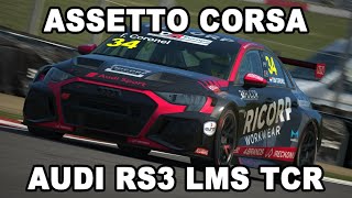 Audi RS3 LMS TCR 2024  Donington Park  Assetto Corsa [upl. by Casi143]