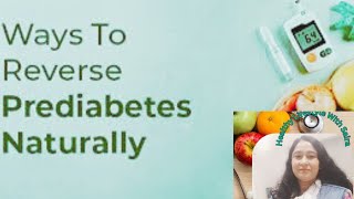 How to reverse prediabetes permanently [upl. by Chavey]