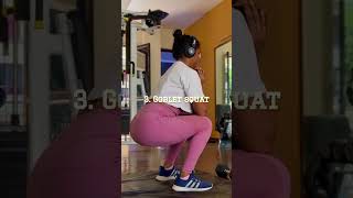 Squats Variations to give you a Kardashianesque bootie🍑😮‍💨explorepage fitnesswithapoorva gym [upl. by Lessard]