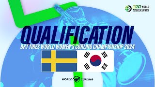 SWEDEN v KOREA  BKT Tires World Womens Curling Championship 2024  Highlights [upl. by Hess]