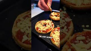 Healthy Pizza Bagels Recipe 🍕‌‌healthymeal recipe fatloss nutrition diet healthandfitness [upl. by Furey500]