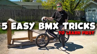 5 Easy BMX Tricks to Learn First [upl. by Sakul]