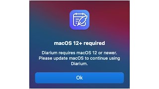 macOS 12 Required Or Newer Please Update macOS [upl. by Nim]