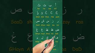 Practice The Arabic Alphabets with Me [upl. by Lucania]