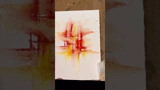 EASy watercolor Abstract Painting [upl. by Mazur]