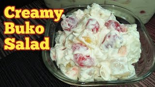 THE BEST BUKO SALAD RECIPE  Creamy and delicious  Quick amp Easy Recipe [upl. by Neesay]