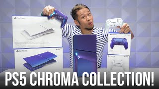 Unboxing The PS5 Chroma Collection  Dual Sense Controllers amp Playstation 5 Console Covers [upl. by Eidur]