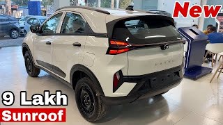 New TATA NEXON 2024 Updated New Model White Colour  Nexon 2024 Smart Plus S Review [upl. by Woodie]