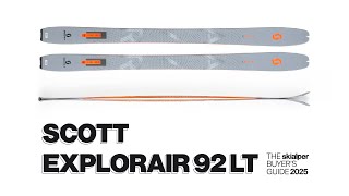 Scott Explorair 92 LT review  The Skialper Buyers Guide 2025 [upl. by Fausta]