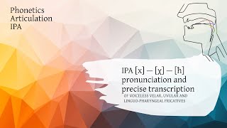 IPA x — χ — ħ velar uvular and pharyngeal fricatives explained [upl. by Krys]