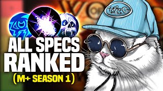 OFFICIAL ALL SPECS M Tier List  The War Within Season 1 [upl. by Alik]