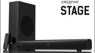 Demo quotMegabassquot CREATIVE STAGE 21 Soundbar [upl. by Lehcin]