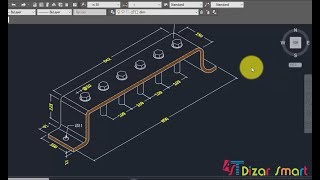 Membuat dimensi isometry autocad [upl. by Yknarf267]