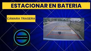 Estacionar en batería con cámara trasera EXAMEN PRÁCTICO DGT [upl. by Misti]