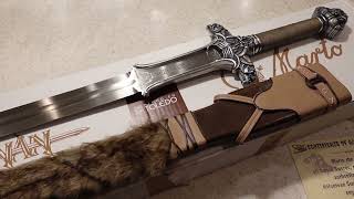 Product Review  Conan The Barbarian Atlantean Sword  Marto Of Spain [upl. by Tekcirk]