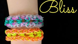 How to Make a Bliss Rainbow Loom Bracelet [upl. by Michail]