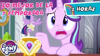 My Little Pony en español 🦄La magia de la amistad Lo Mejor De La 7 Temporada  FiM 2 Horas [upl. by Pigeon105]