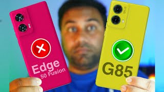 moto G85 5G vs moto Edge 50 Fusion 5G Full Comparison 🔥 [upl. by Lamrouex]