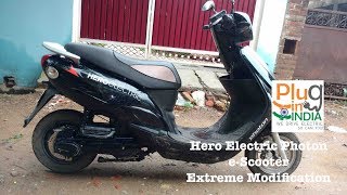 Real Life EV Story  Sonendra  Hero Electric Photon eScooter LithiumIon conversion [upl. by Tsenre115]