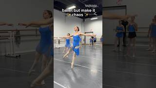 BALLET NOT BALLETING 😭😂 ballet fail funny balletclass [upl. by Sillek709]