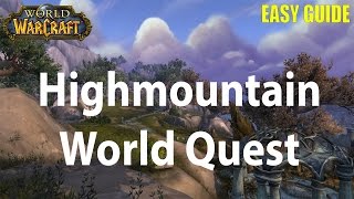 Rough Leystone Outcropping  WoW Legion World Quest [upl. by Seravat]