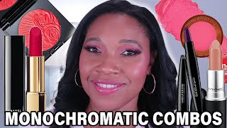 Monochromatic Lip amp Cheek Combos  Demos  All Tingz Kay [upl. by Kristina]