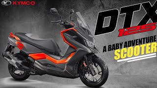 Meet the Kymco DTX 360’s little brother the DTX 125 [upl. by Remde]