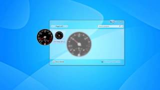 CPU Meter III G 3 Windows 7 Gadget [upl. by Kipp]