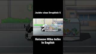 Jashinchan Dropkick X but Hatsune Miku talks in English PART 5 shorts jashinchandropkick [upl. by Nacim]