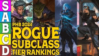 Rogue Subclass tier Ranking for DampD 5e 2024 [upl. by Lucias255]