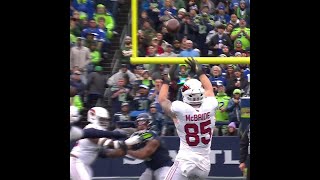 Trey McBride catches for a 15yard Gain vs Seattle Seahawks [upl. by Nassi182]