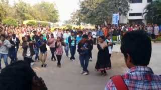 Flashmob for FUSION 2014  MVSR Engineering College [upl. by Montfort499]