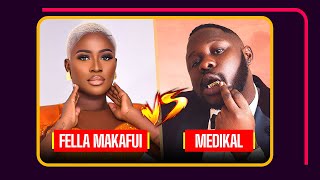 Fella Makafui Vs Medikal [upl. by Naerad]