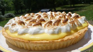 Tarte au Citron Meringuée Recette très détaillée et DELICIEUSE  Petits Sablés en bonus [upl. by Lorry]