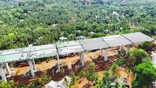 Longest Viaduct Bridge in Kerala  Valanchery Bypass  National Highway [upl. by Icak]