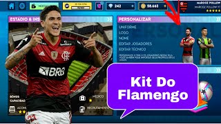 KIT DO FLAMENGO PRA O Dream League Soccer 2024 [upl. by Keely]