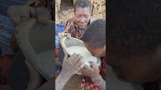 Family together Enjoying Drinking Juice🥰 Very Amazing Lifestyle of hadzabe tribe😍 [upl. by Aikenat]