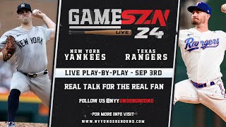 GameSZN New York Yankees  Texas Rangers  Rodon vs Heaney  0903 [upl. by Jerrilyn94]