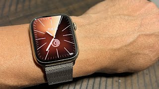 Apple Watch Series 9 Gold Stainless Steel 🔥🔥🔥 [upl. by Augy]