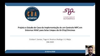 Congresso Brasileiro de Automática CBA 2020  Controle Preditivo aplicado a sistemas HVAC [upl. by Ieppet]